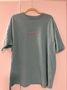 Billabong Teal Green Minimal Logo Short Sleeve Tee